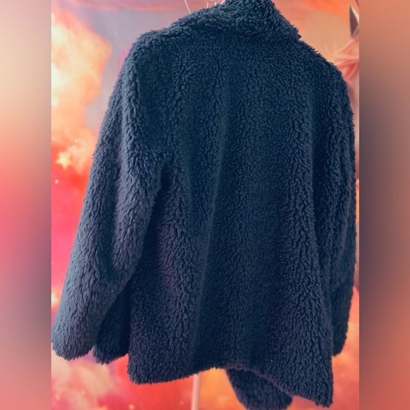 NEW faux fur coat by Louise Paris size Large - Picture 3 of 5